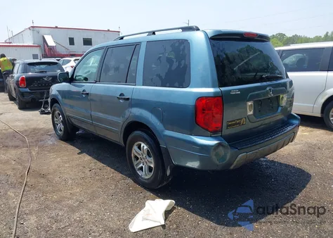 2005 Honda Pilot Ex-L from USA, damaged, VIN 5FNYF185X5B045575